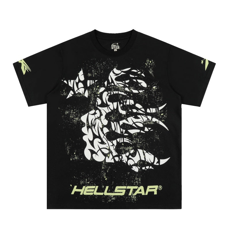 Vintage-style American T-shirt Splatter Monster Talon Star Design