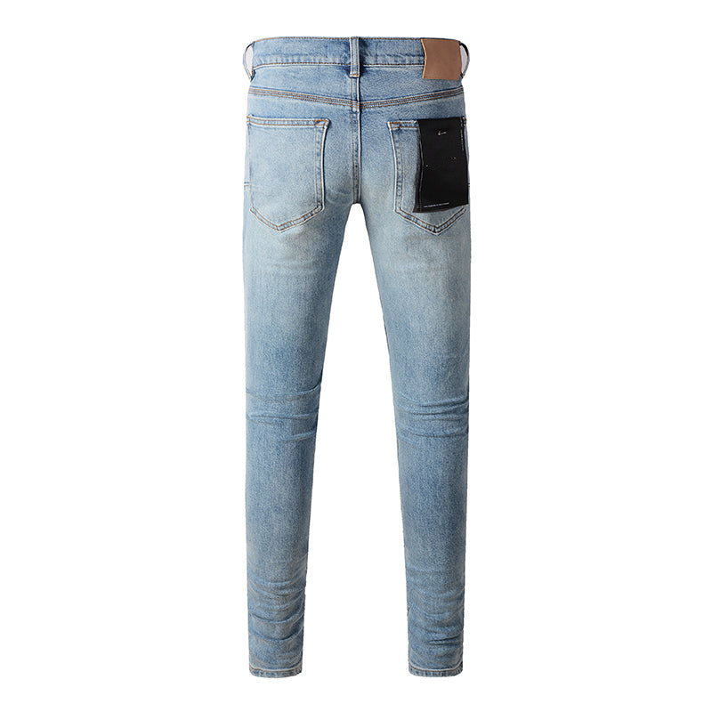 purple brand jeans Pure Cotton High Street Trend