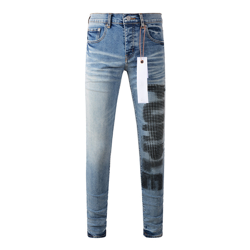 purple brand jeans Pure Cotton High Street Trend