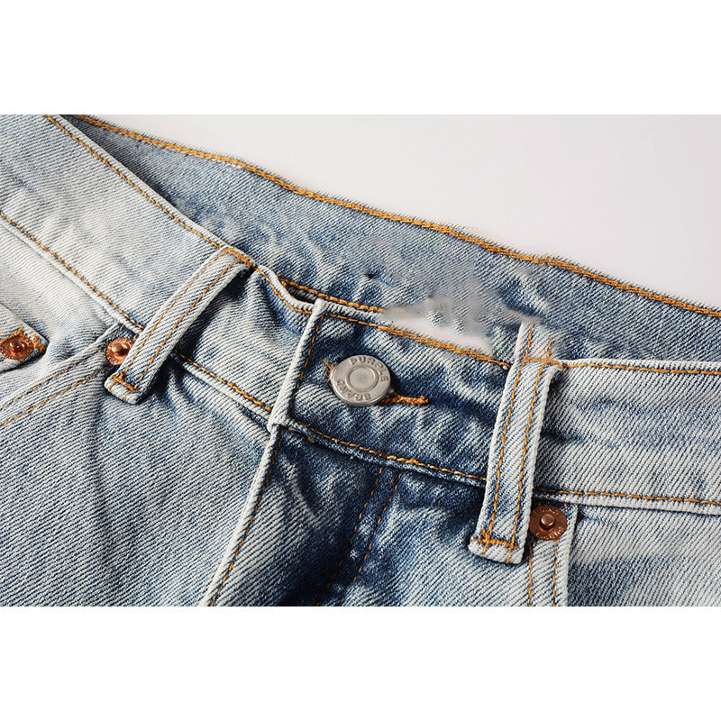 purple brand jeans Pure Cotton High Street Trend