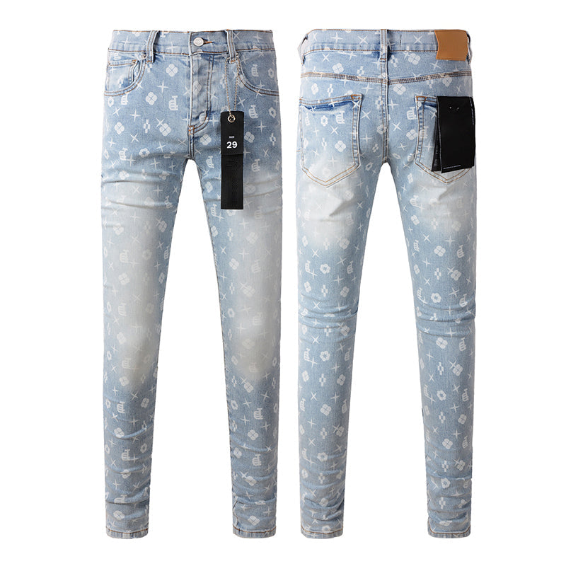 purple brand jeans Pure Cotton High Street Trend