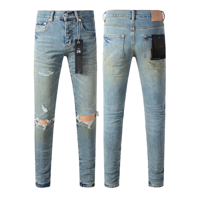 purple brand jeans Pure Cotton High Street Trend