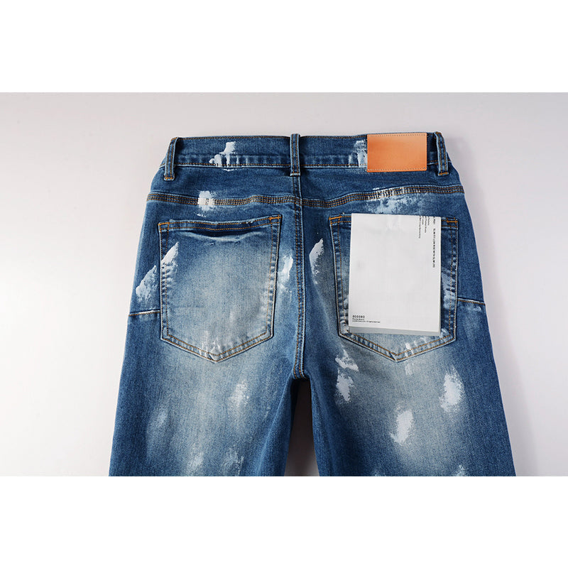 purple brand jeans Pure Cotton High Street Trend