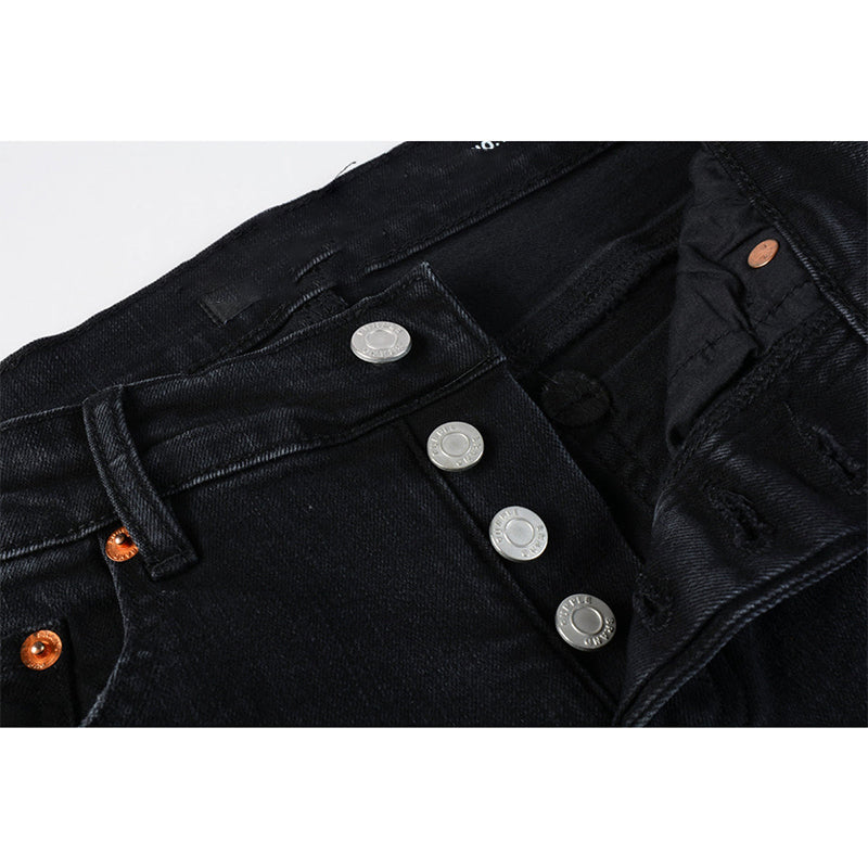 purple brand jeans Pure Cotton High Street Trend