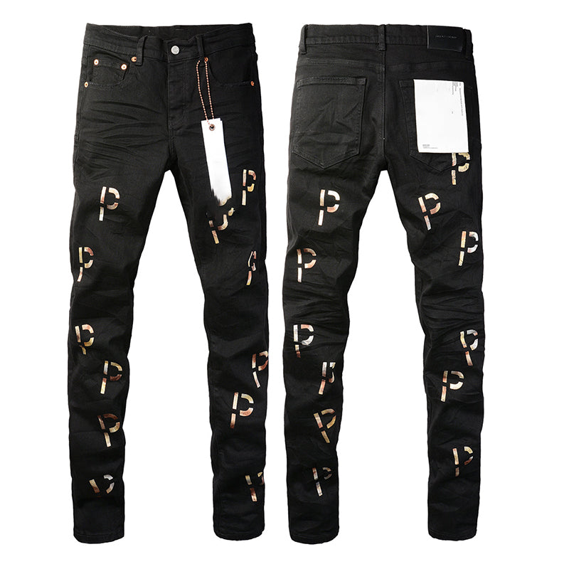purple brand jeans Pure Cotton High Street Trend