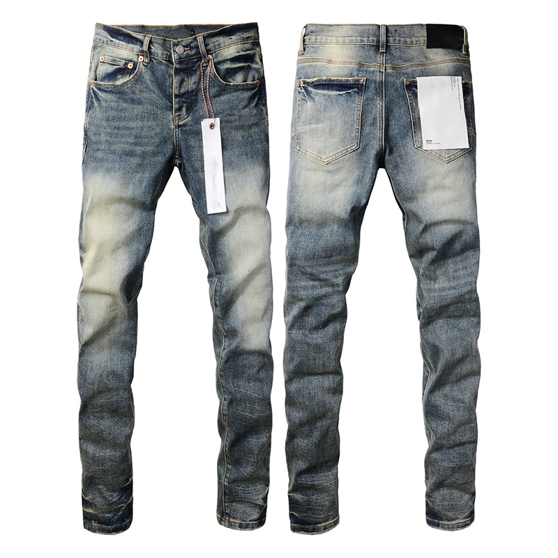 purple brand jeans Pure Cotton High Street Trend