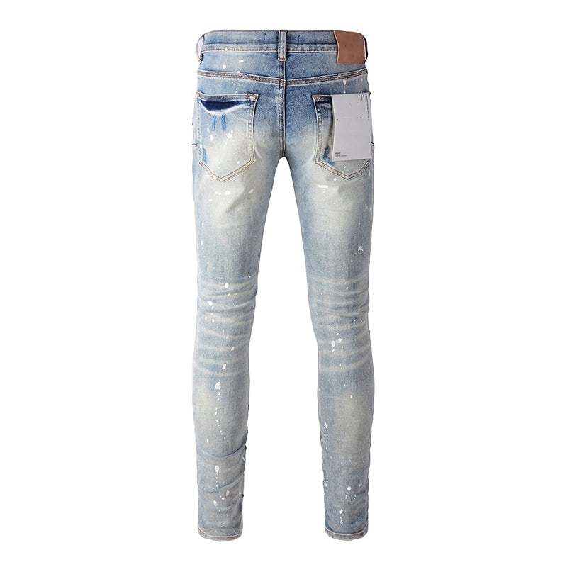 purple brand jeans Pure Cotton High Street Trend
