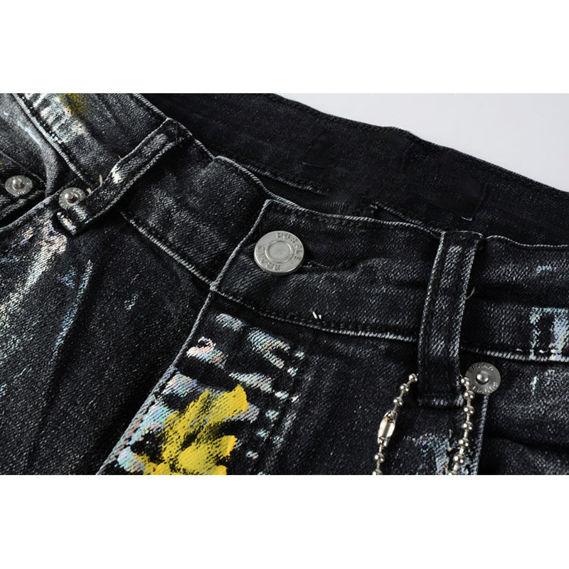 purple brand jeans Pure Cotton High Street Trend