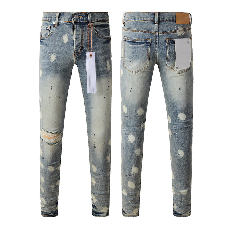 purple brand jeans Pure Cotton High Street Trend