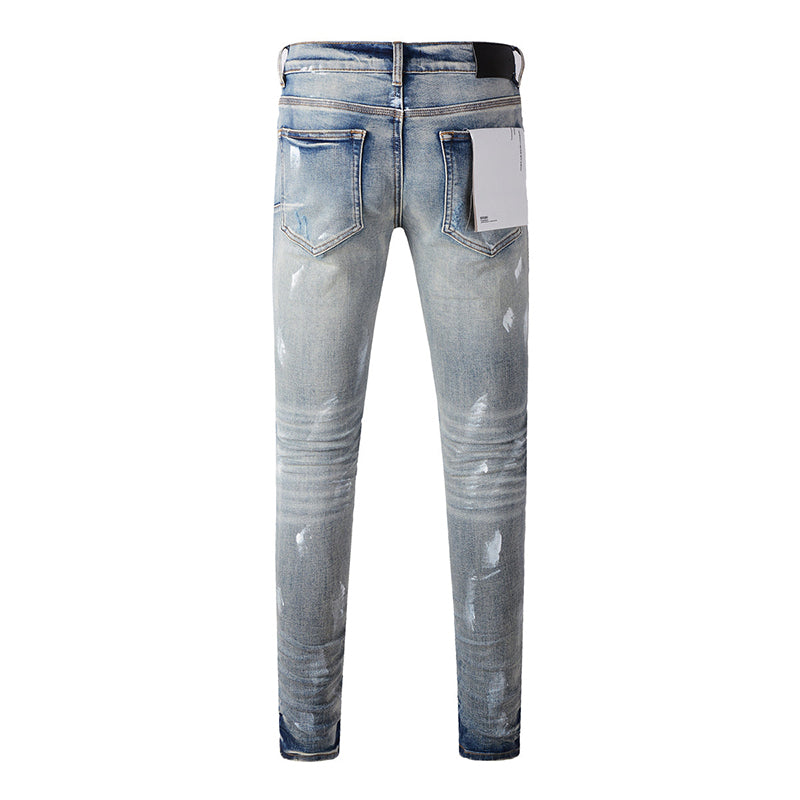 purple brand jeans Pure Cotton High Street Trend