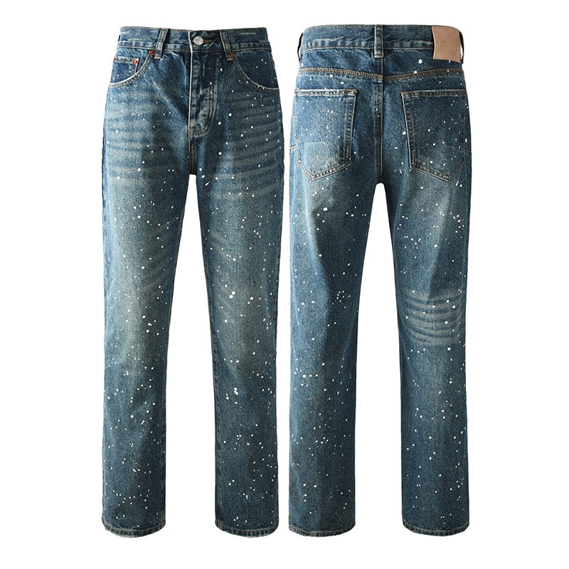 purple brand jeans Rhinestones #9139