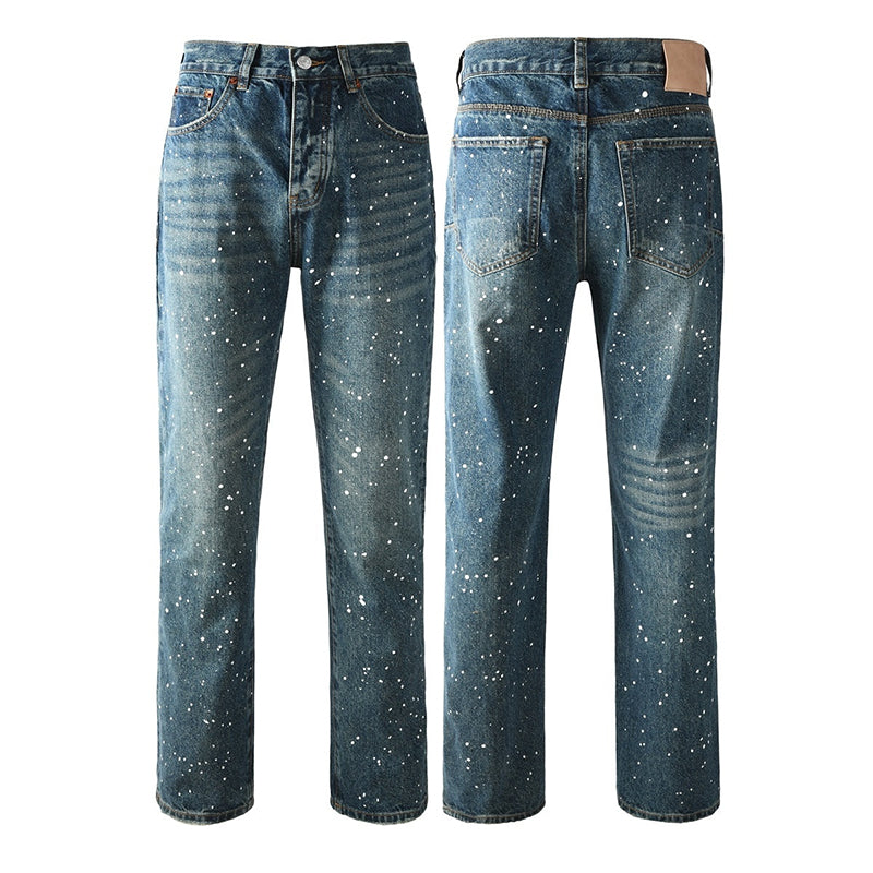 purple brand jeans Rhinestones #9139