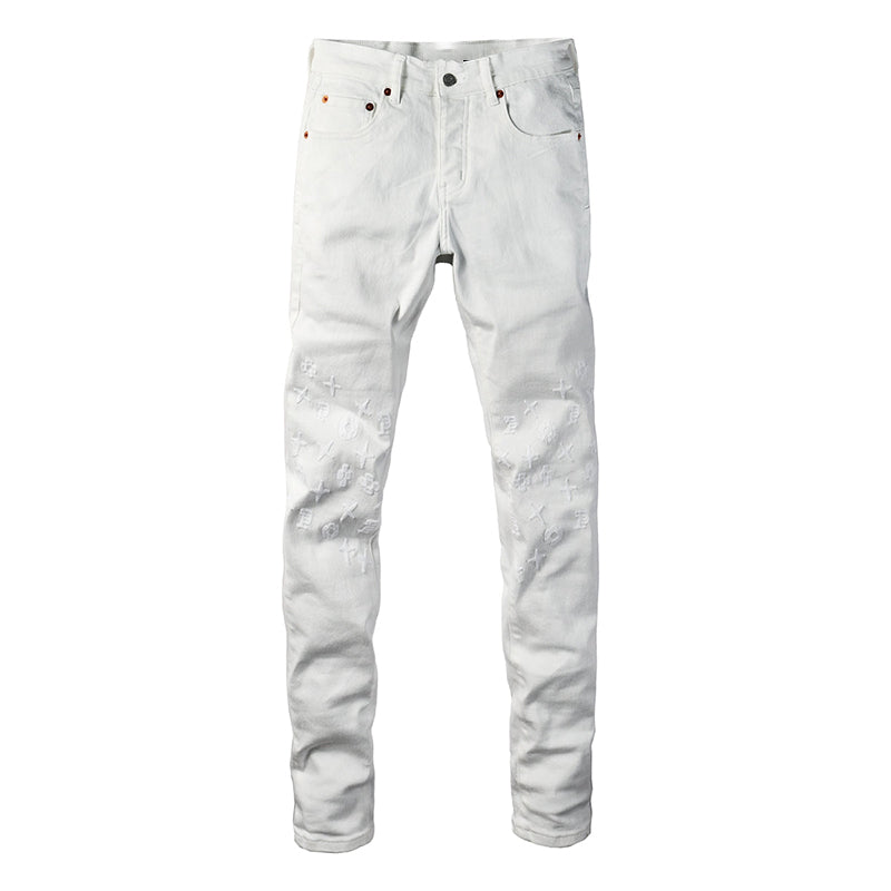 purple brand jeans High Street Distressed