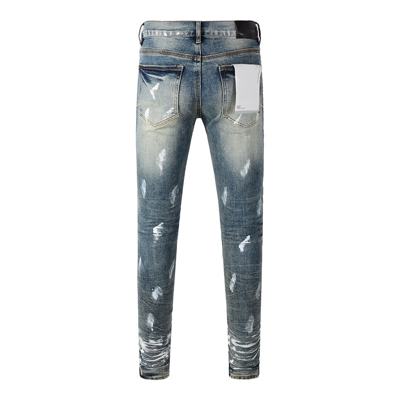 purple brand jeans Pure Cotton High Street Trend