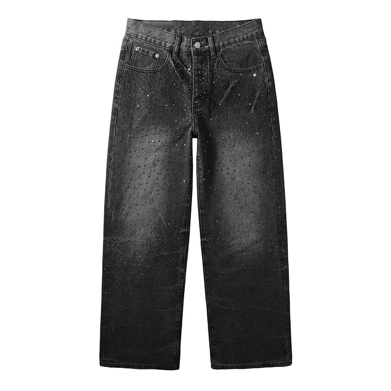 purple brand jeans Rhinestones #105