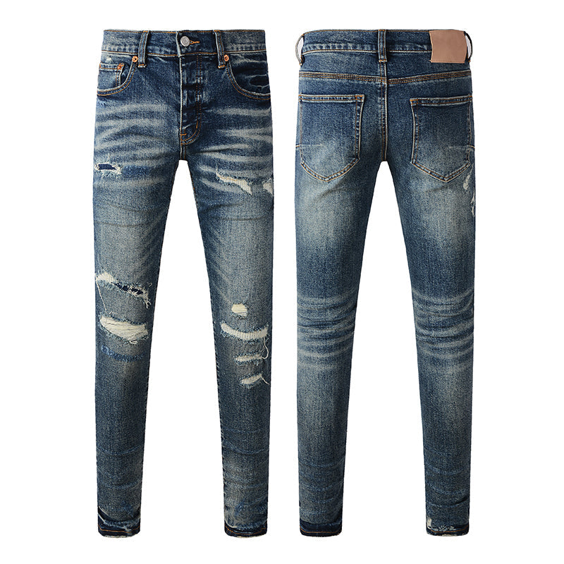 purple brand jeans Pure Cotton High Street Trend