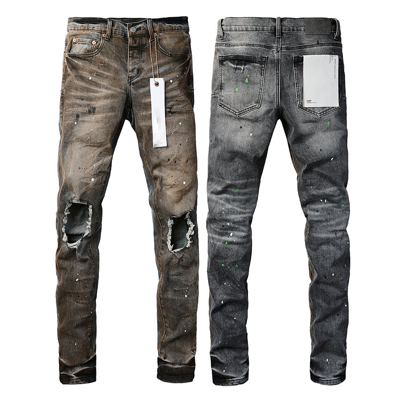purple brand jeans Pure Cotton High Street Trend
