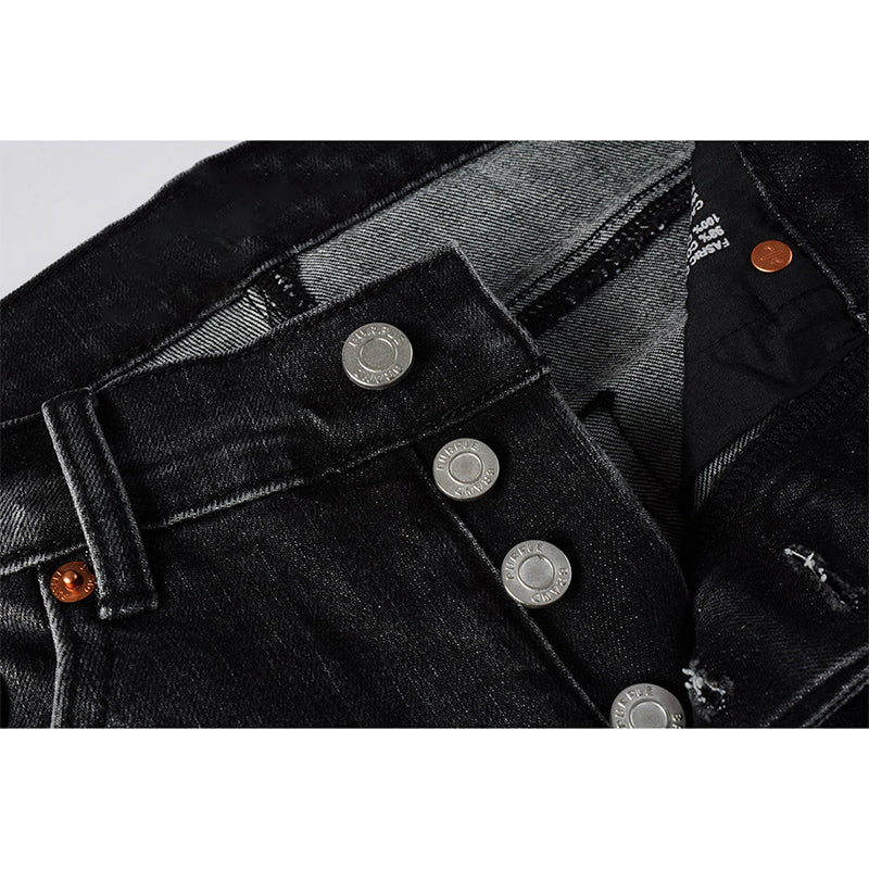 purple brand jeans Pure Cotton High Street Trend