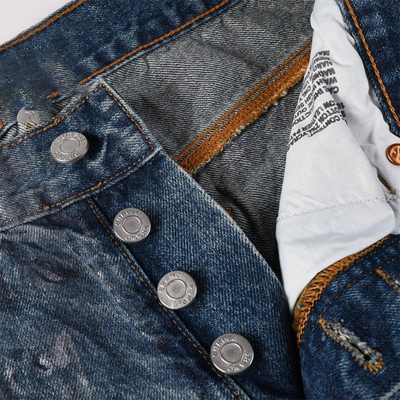 purple brand jeans Rhinestones #100