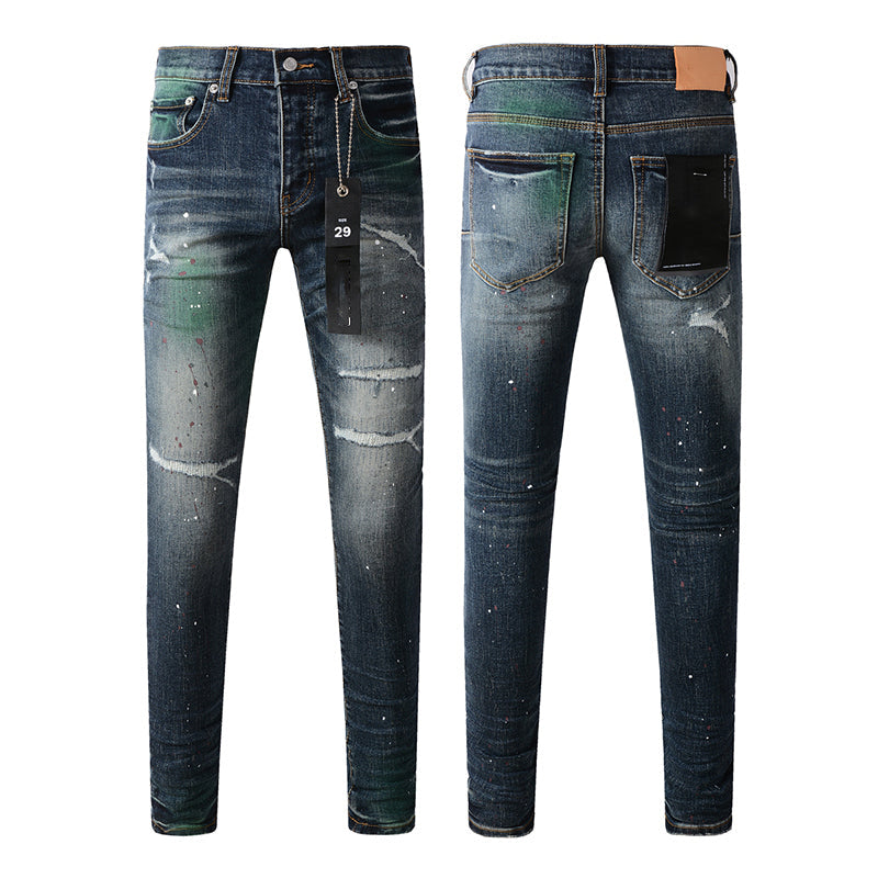 purple brand jeans Pure Cotton High Street Trend