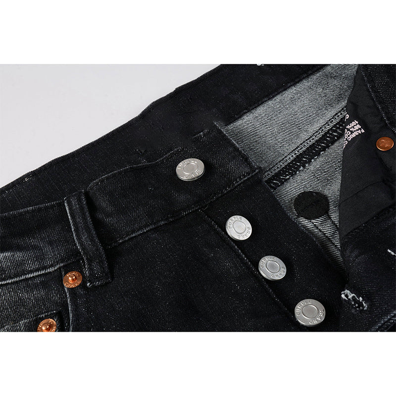 purple brand jeans Pure Cotton High Street Trend