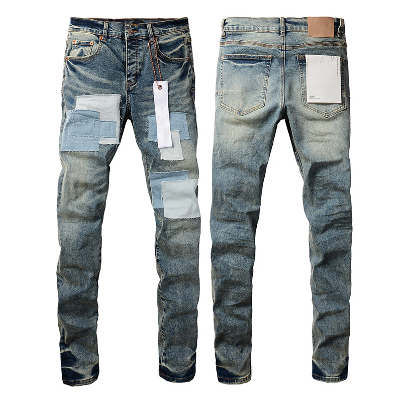 purple brand jeans Pure Cotton High Street Trend