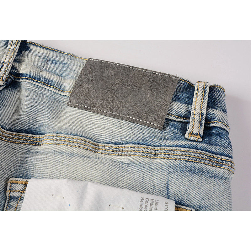 purple brand jeans Pure Cotton High Street Trend