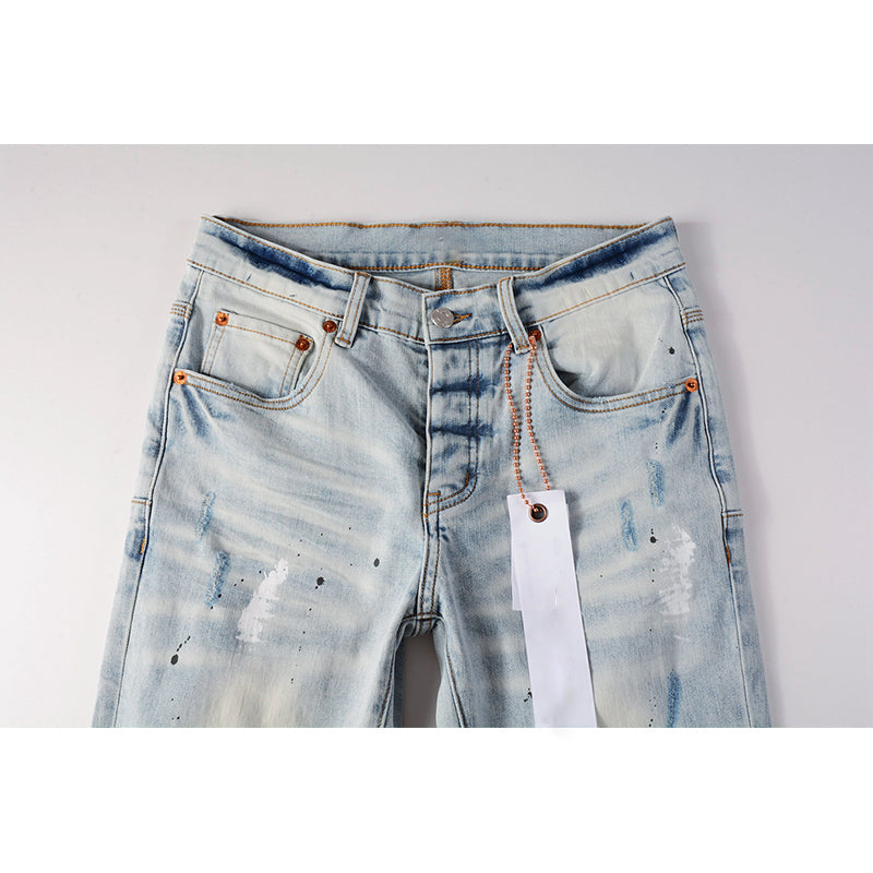 purple brand jeans Pure Cotton High Street Trend