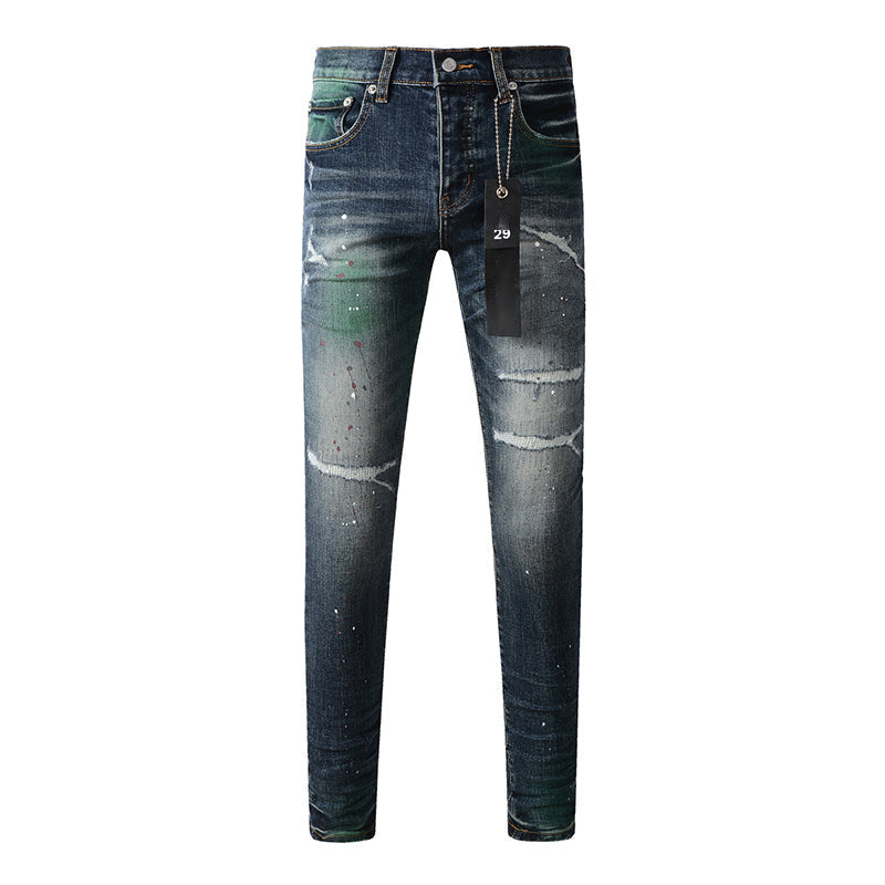 purple brand jeans Pure Cotton High Street Trend