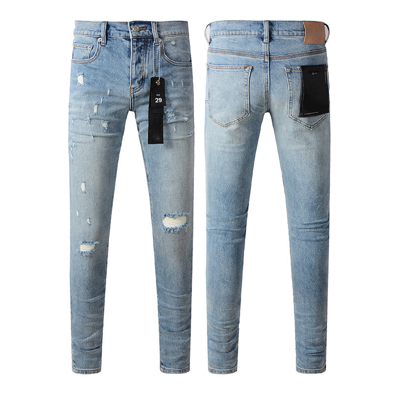purple brand jeans Pure Cotton High Street Trend
