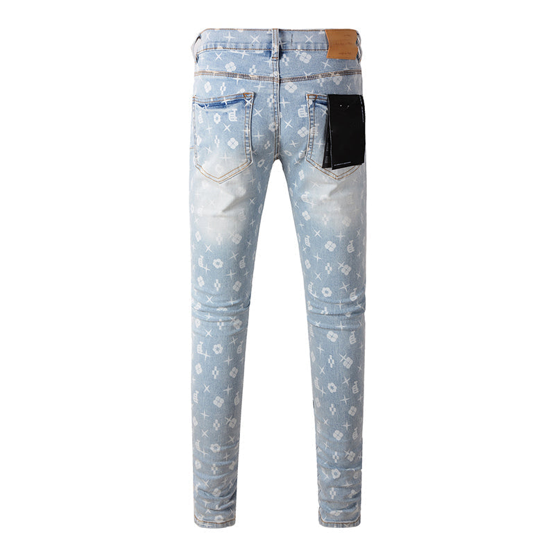purple brand jeans Pure Cotton High Street Trend