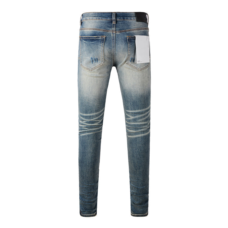 purple brand jeans Pure Cotton High Street Trend