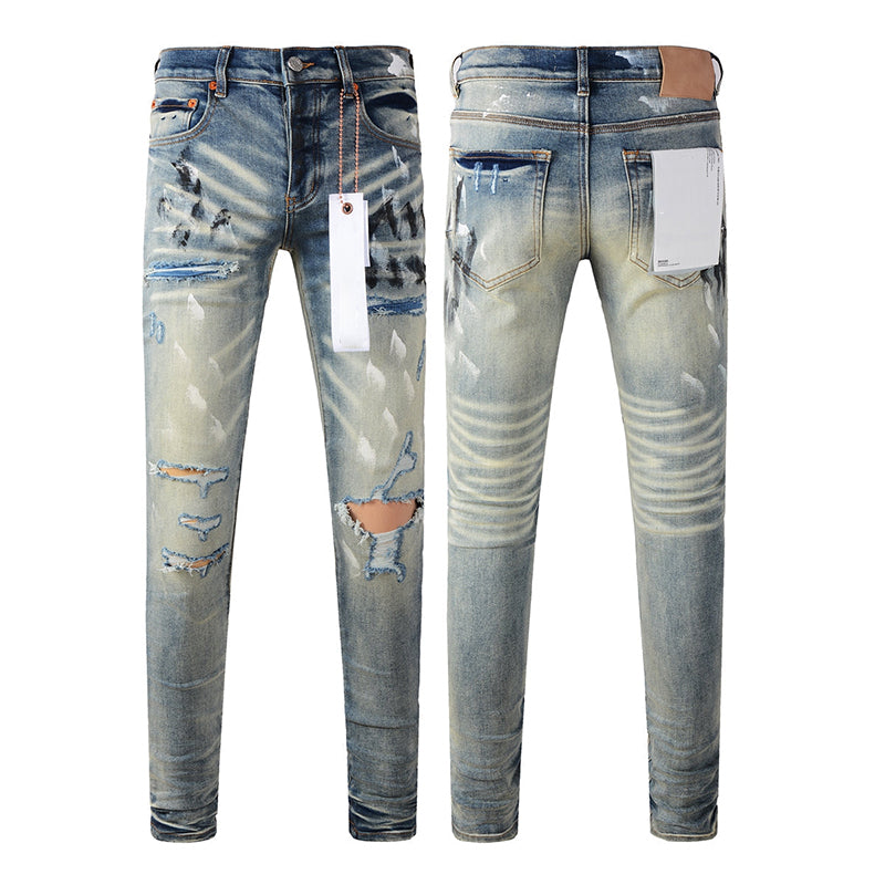 purple brand jeans High Street Distressed