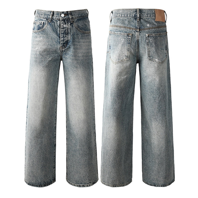 purple brand jeans Rhinestones #101