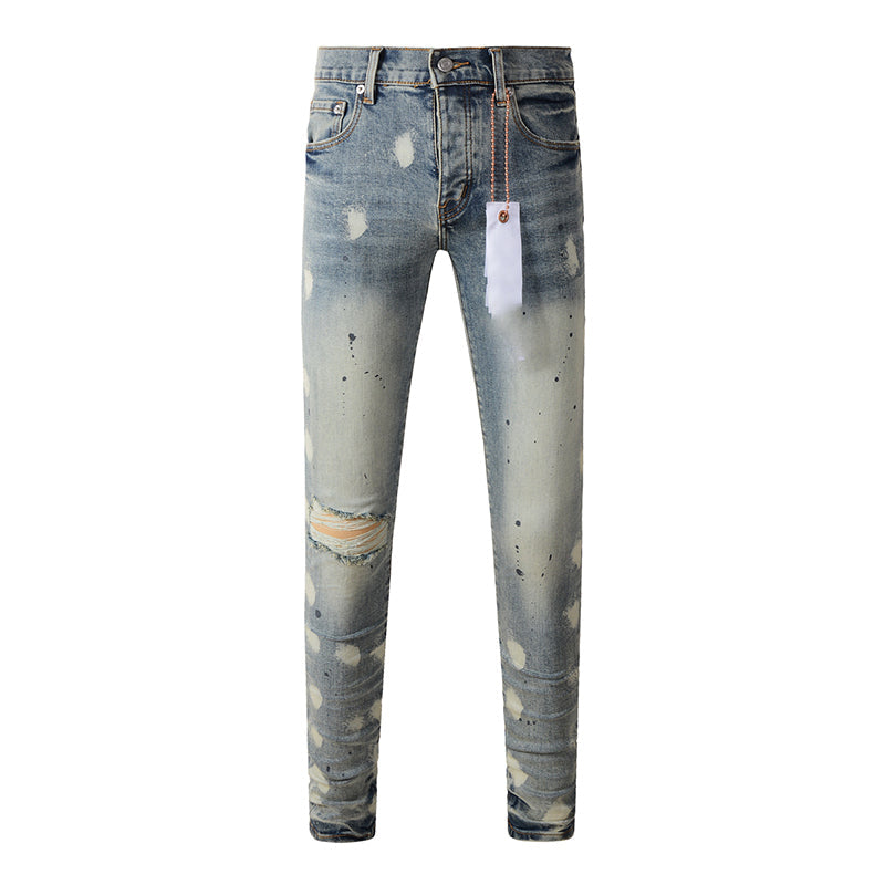 purple brand jeans Pure Cotton High Street Trend