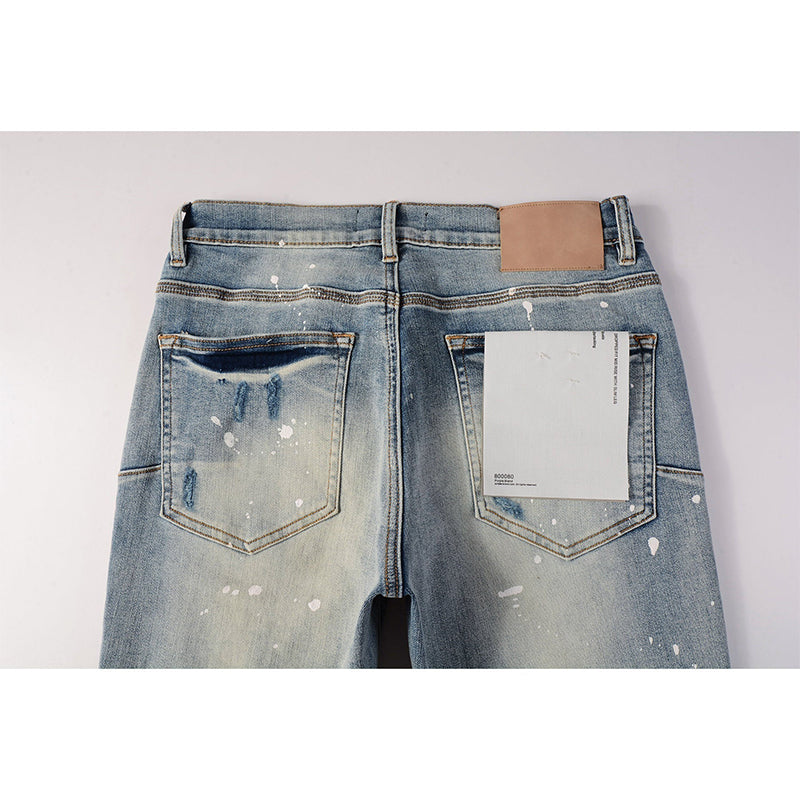 purple brand jeans Pure Cotton High Street Trend