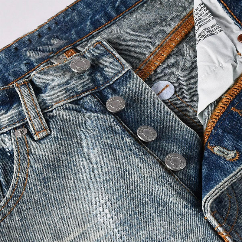 purple brand jeans Rhinestones #103