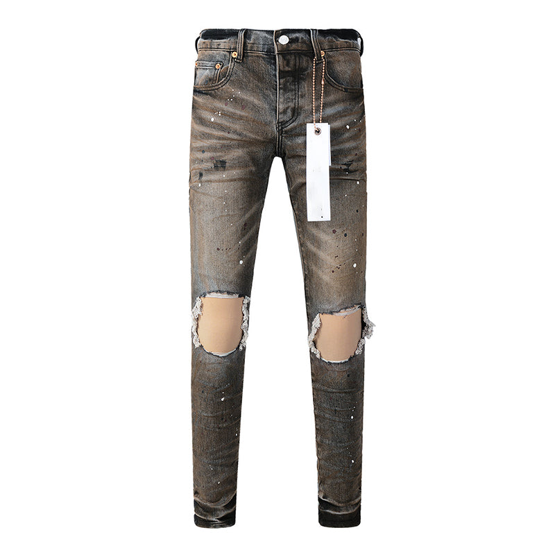 purple brand jeans Pure Cotton High Street Trend