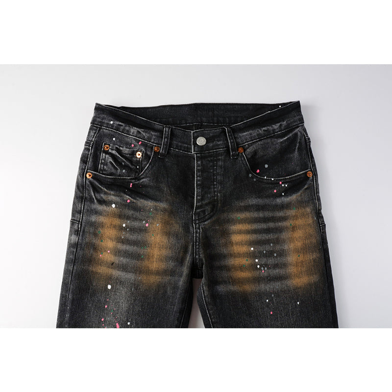 purple brand jeans Pure Cotton High Street Trend