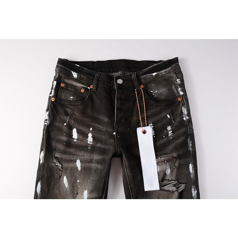 purple brand jeans Pure Cotton High Street Trend