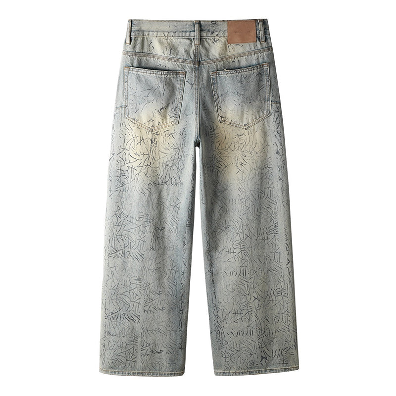 purple brand jeans Rhinestones #107