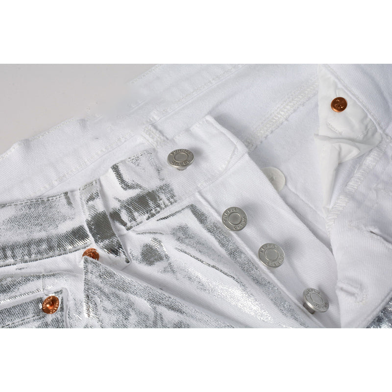 purple brand jeans Pure Cotton High Street Trend