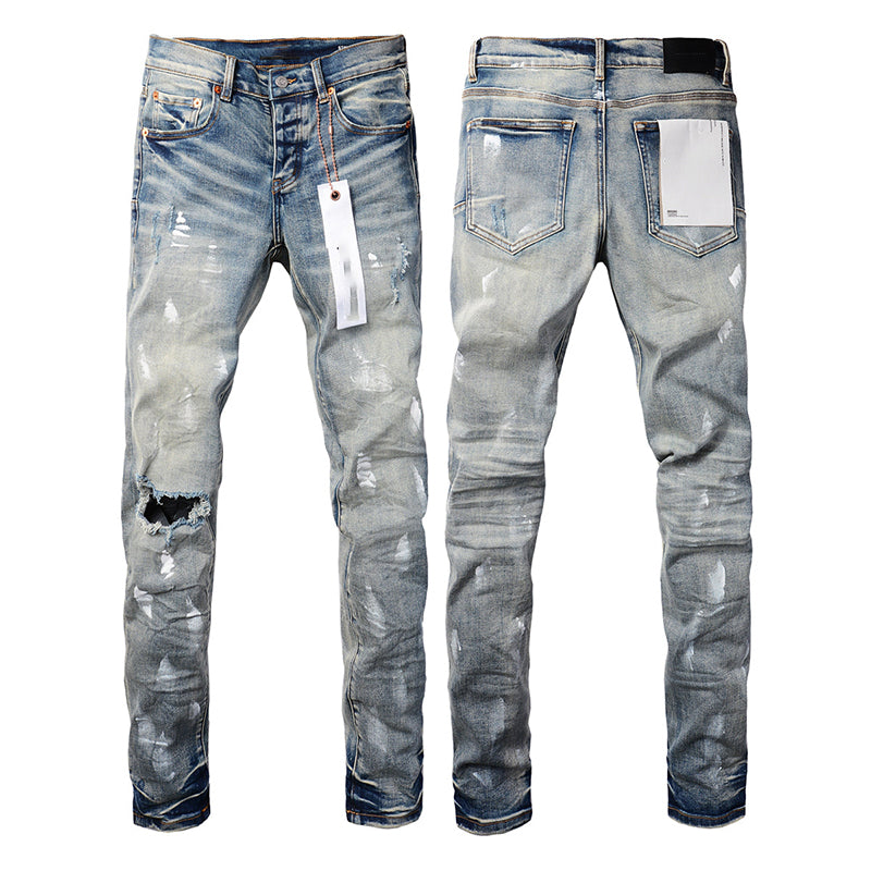 purple brand jeans Pure Cotton High Street Trend