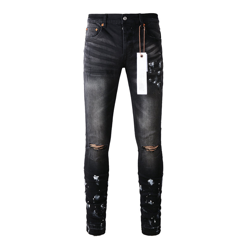 purple brand jeans Pure Cotton High Street Trend