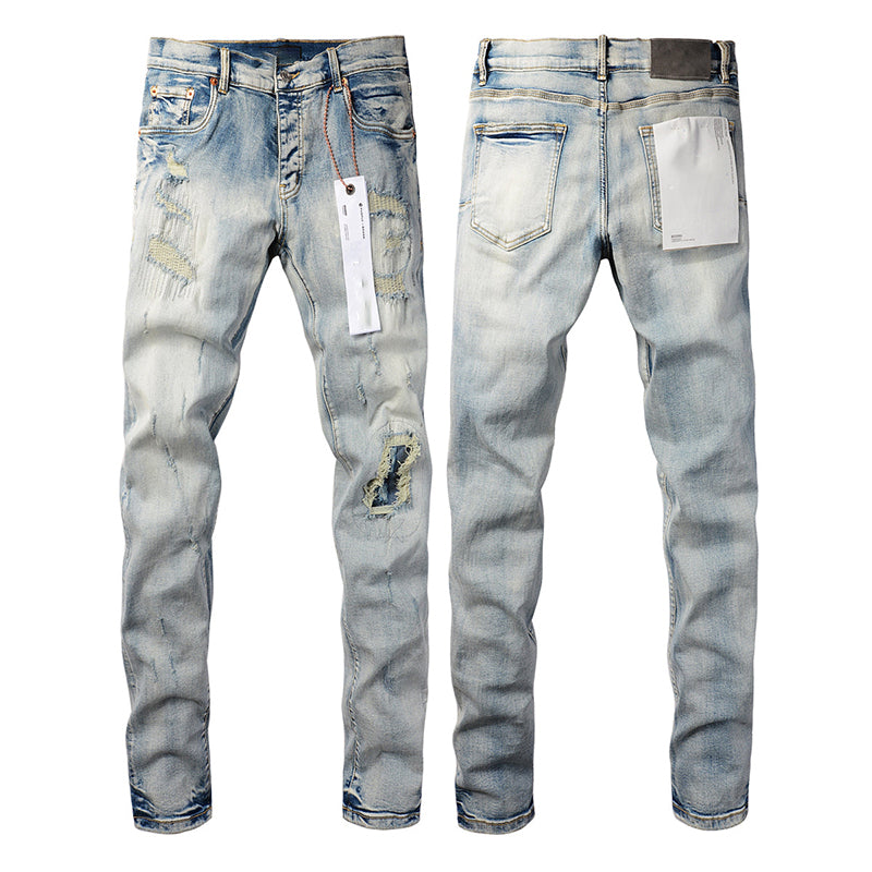 purple brand jeans Pure Cotton High Street Trend