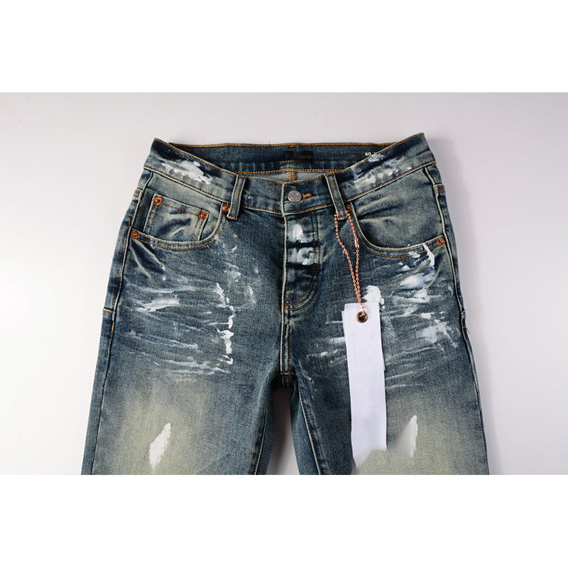 purple brand jeans Pure Cotton High Street Trend