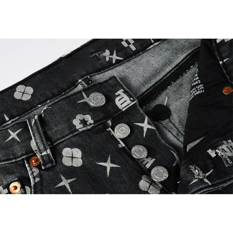 purple brand jeans High Street Distressed