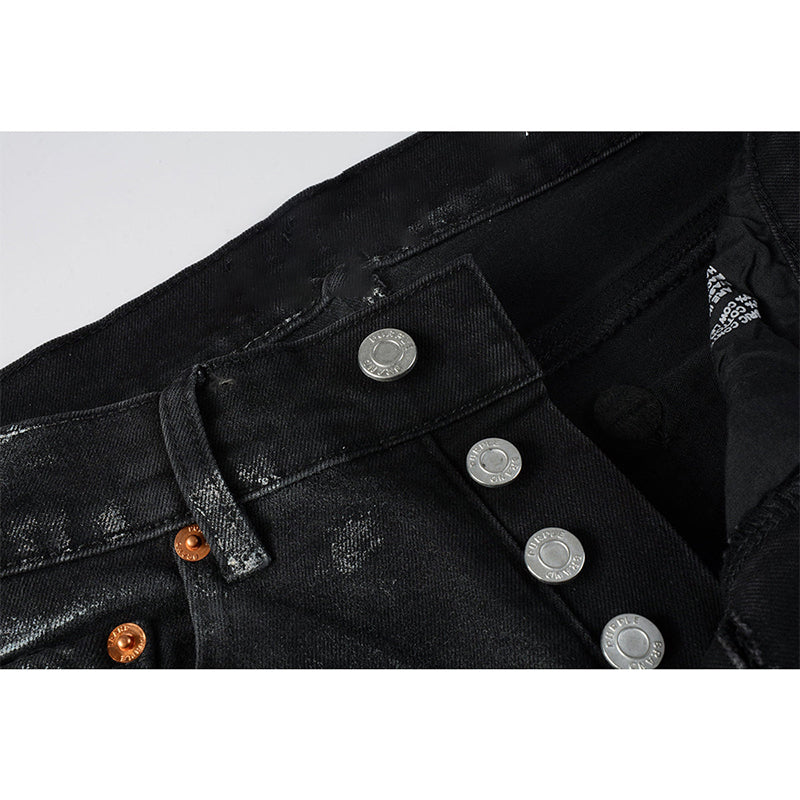 purple brand jeans Pure Cotton High Street Trend