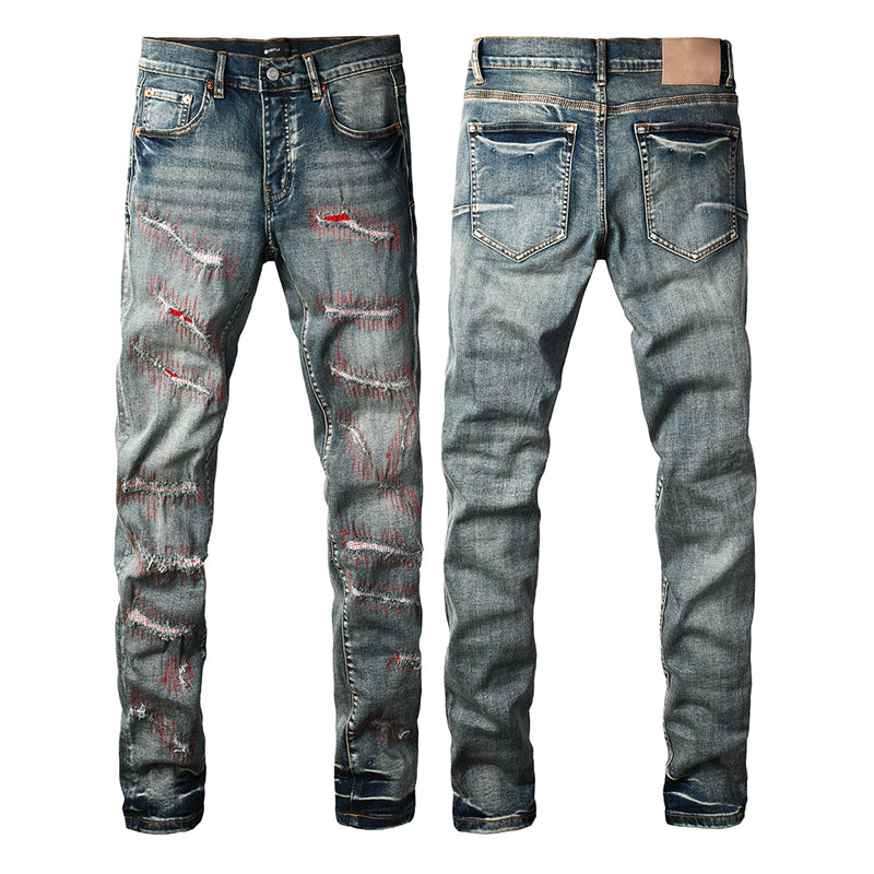purple brand jeans High Street Distressed