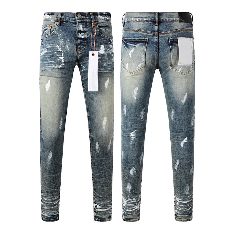 purple brand jeans Pure Cotton High Street Trend